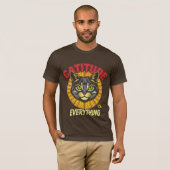 Creativiteit is alles - grappige kattenliefhebber t-shirt (Voorkant volledig)
