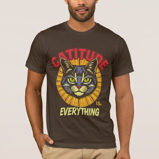 Creativiteit is alles - grappige kattenliefhebber t-shirt (Voorkant)