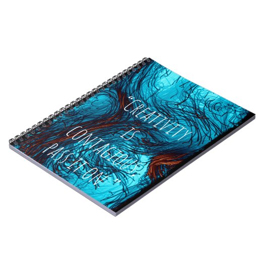 Creativiteit is besmettelijk als je het notitieboe notitieboek (Linkerzijde)