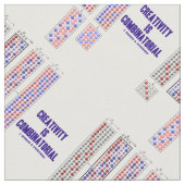 Creativiteit is combinatorische permutaties stof (Close Up)