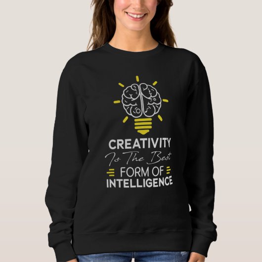 Creativiteit is de beste vorm van inlichtingen 2 trui (Voorkant)