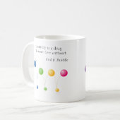 Creativiteit is een geneesmiddel waar ik niet zond koffiemok (Voorkant links)