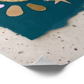 Creativiteit is een rommelige mixed media poster (Hoek)