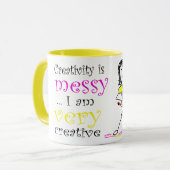 Creativiteit is Messine Mok (Voorkant links)