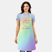 Creativiteit is Messy Funny Rainbow-Schort Schort (Gedragen)