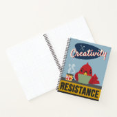 "Creativiteit is mijn weerstand" – Dot Grid Notitieboek (Binnen)