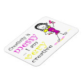 Creativiteit is rommelige magneet (Linkerzijde)