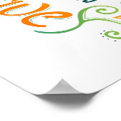 Creativiteit kan niet omhoog poster (Hoek)