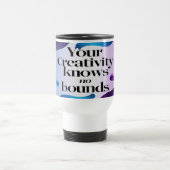 Creativiteit kent geen grenzen 3 reisbeker (Center)