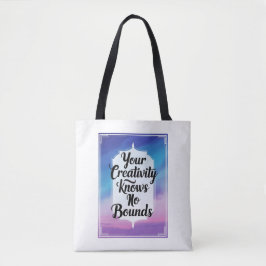 Creativiteit kent geen grenzen optie 2 tote bag