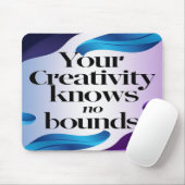 Creativiteit kent geen grenzen optie 3 muismat (Met muis)