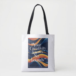 Creativiteit kent geen grenzen optie 3 tote bag