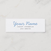 creativiteit mini cards script mini visitekaartje (Achterkant)