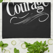 Creativiteit neemt moed in beslag theedoek (Gevouwen)