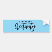 Creativiteit ontketend bumpersticker (Voorkant)