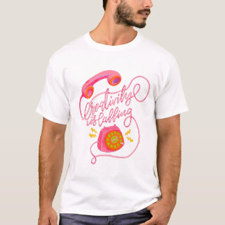 Creativiteit roept! t-shirt
