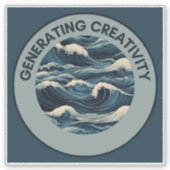 Creativiteit Sticker genereren (Voorkant)