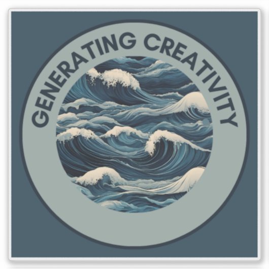 Creativiteit Sticker genereren (Voorkant)