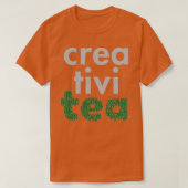 Creativiteit Tea Lovers grijs T-shirt (Design voorkant)