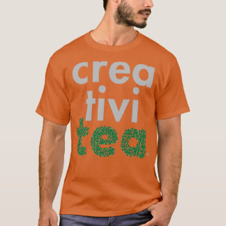 Creativiteit Tea Lovers grijs T-shirt