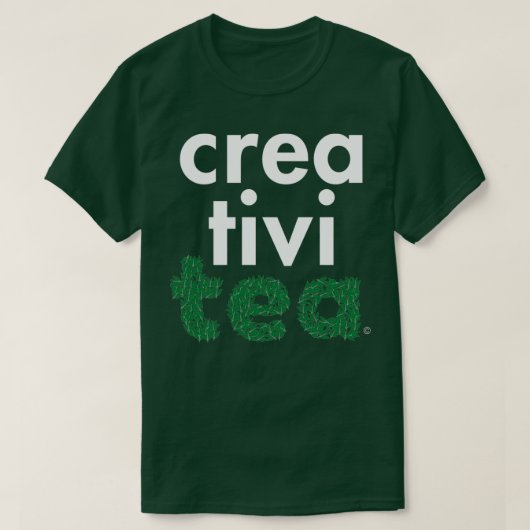 Creativiteit Tea Lovers white T-shirt (Design voorkant)