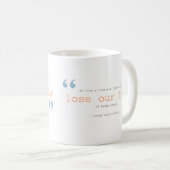 creativiteit + verlies onze angst koffiemok (Voorkant rechts)