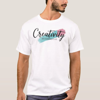 Creativiteit verspreiden, anderen inspireren t-shirt