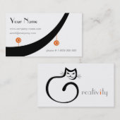 Creativiteit Visitekaartje (Voorkant / Achterkant)