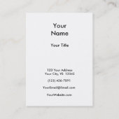 Creativiteit vliegende boomblauwe vogels plezier u visitekaartje (Achterkant)