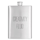 Creativiteit Vloeiend Funny Classic Fun Steel Flas Flacon (Voorkant)