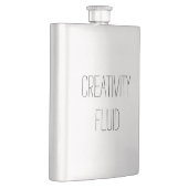 Creativiteit Vloeiend Funny Classic Fun Steel Flas Flacon (Rechts)
