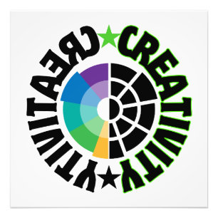 Creativiteit.w Foto Afdruk