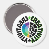 Creativiteit.w Magneet (Voorkant / Achterkant)