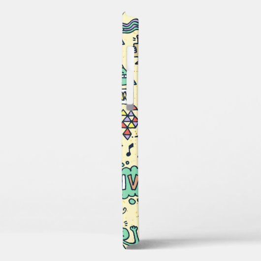 Creativiteitsactiviteiten Funny Doodle Cartoon set Case-Mate iPhone Case (Achterkant / Links)