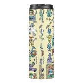 Creativiteitsactiviteiten Funny Doodle Cartoon set Thermosbeker (Achterkant)