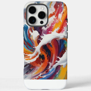 Creativiteitsgeschenk loslaten: levendig Abstract iPhone 16 Pro Max Hoesje