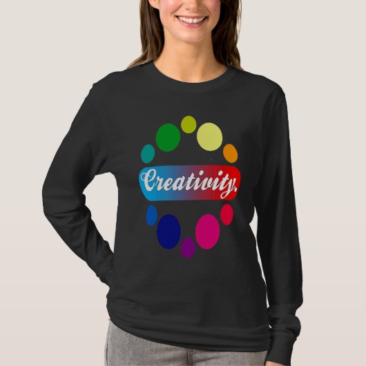 Creativity acrylic painter artist t-shirt (Voorkant)
