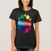 Creativity acrylic painter artist t-shirt (Voorkant)