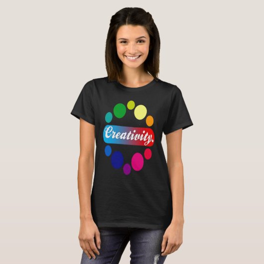 Creativity acrylic painter artist t-shirt (Voorkant volledig)