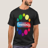 Creativity acrylic painter artist t-shirt (Voorkant)