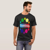Creativity acrylic painter artist t-shirt (Voorkant volledig)