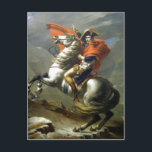 Creator: Jacques-Louis David Napoleon ?berschreite Briefkaart<br><div class="desc">Creator: Jacques-Louis David Napoleon ?berschreitet den gro?en St. Bernhard-Pa? Le Premier Consul franchissant les Alpes au col du Grand-Saint-Bernard 1800 Technique?l auf Leinwand huile sur toile 264 ? 231 cm Huidige locatie Kunsthistorisches Museum Wien Notes Historienmalerei und Portr?t Merk op dat de linkeronderhoek van het schilderij verwijzingen bevat naar Hannibal...</div>