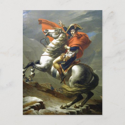 Creator: Jacques-Louis David Napoleon ?berschreite Briefkaart (Voorkant)