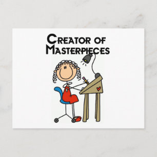 Creator of Masterstuks Tshirts and Gifts Briefkaart