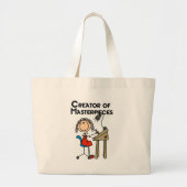 Creator of Masterstuks Tshirts and Gifts Grote Tote Bag (Voorkant)