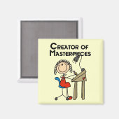 Creator of Masterstuks Tshirts and Gifts Magneet (Voorkant / Achterkant)