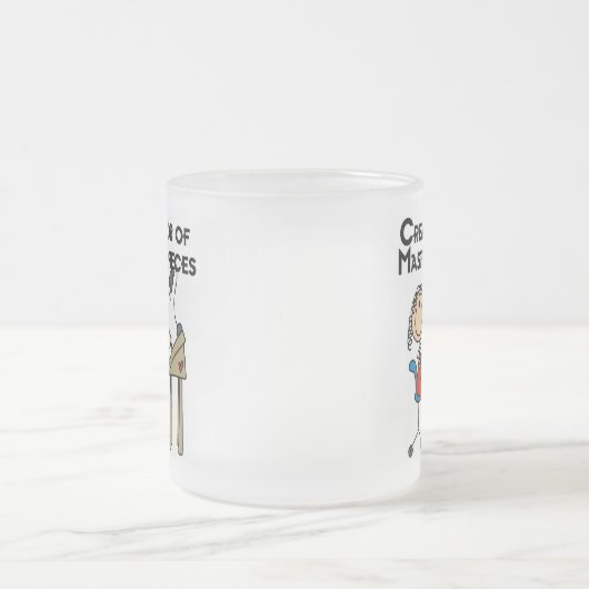 Creator of Masterstuks Tshirts and Gifts Matglas Koffiemok (Center)