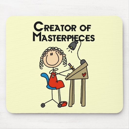 Creator of Masterstuks Tshirts and Gifts Muismat (Voorkant)