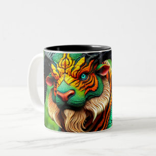 Creature Art Tweekleurige Koffiemok