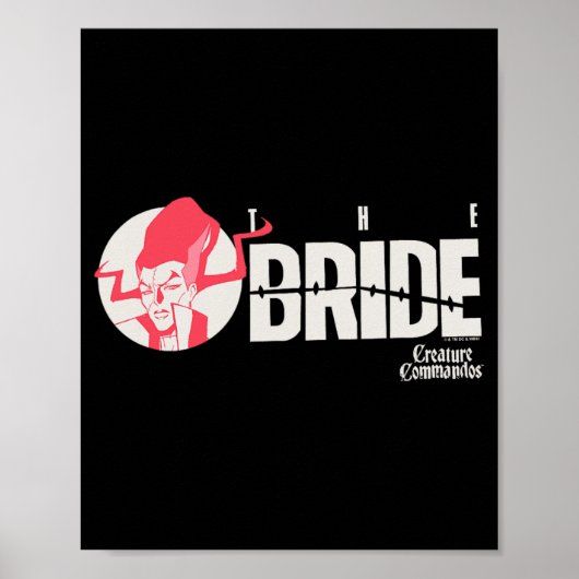 Creature Commandos The Bride Vintage Logo  Poster (Voorkant)